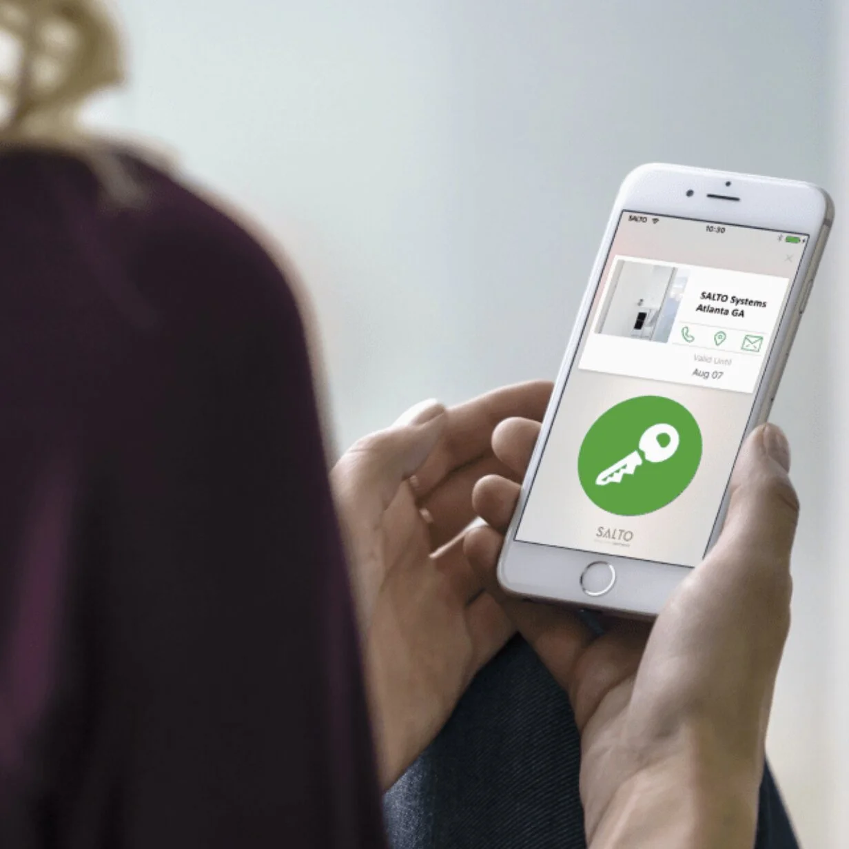 Deur openen smartphone
